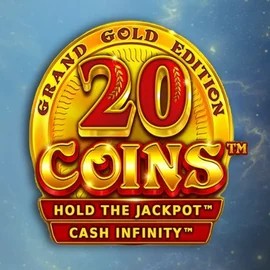 20 Coins Grand Gold Edition slot logo by Wazdan at RockWin Casino