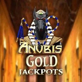 Anubis Gold Jackpots by Inspired Gaming, showcased at rockswin.com – game logo