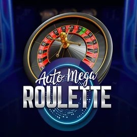 Auto Mega Roulette logo by Pragmatic Play at RockWin Casino