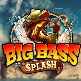 Big Bass Splash online game logo by Pragmatic Play on rockswin.com