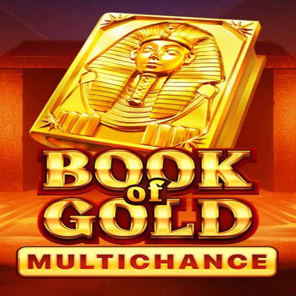Book of Gold Multichance logo by Playson RockWin Casino