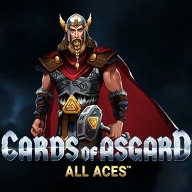 Cards of Asgard All Aces slot visual from Switch Studios available on rockswin.com