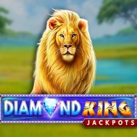 Diamond King Jackpots logo by SpinPlay Games RockWin Casino