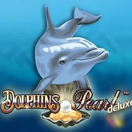 Dolphins Pearl Deluxe by Novomatic, showcased at rockswin.com – game logo