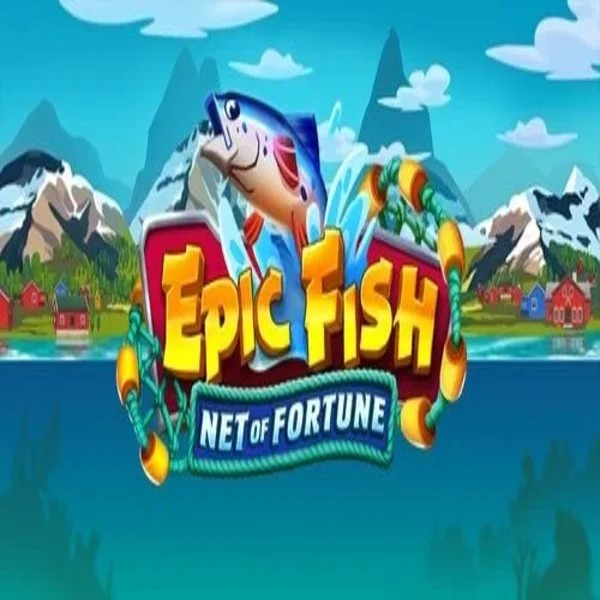 Epic Fish Net of Fortune game by Quickspin – logo hosted on RockWin Casino