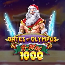 Gates of Olympus Xmas 1000 logo by Pragmatic Play RockWin Casino