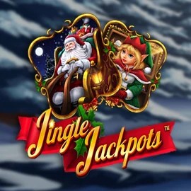 Jingle Jackpots slot icon by Dragon Gaming, available at RockWin Casino