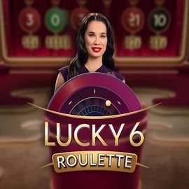 Lucky 6 Roulette slot visual from Pragmatic Play available on rockswin.com