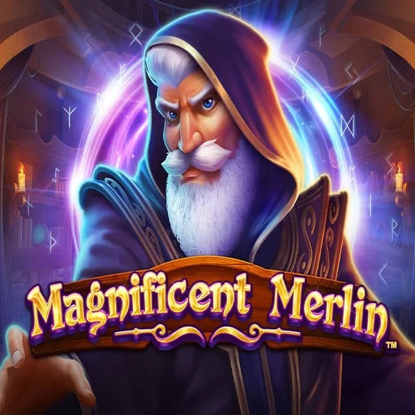 Magnificent Merlin casino game by Greentube – featured logo at RockWin Casino