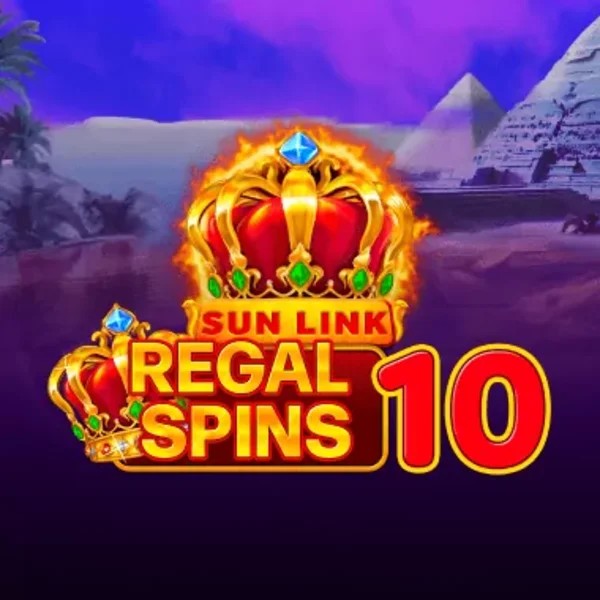 Regal Spins 10 logo – Slots by PatePlay at RockWin Casino