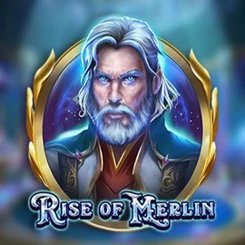 Rise of Merlin by Play'n GO, showcased at rockswin.com – game logo