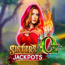 Sisters Of Oz Jackpots slot logo by Triple Edge Studios at RockWin Casino