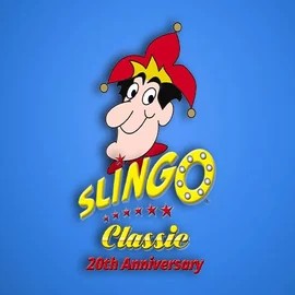 Slingo Classic 20th Anniversary by Slingo, showcased at rockswin.com – game logo