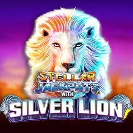Stellar Jackpots with Silver Lion game by Lightning Box Game – logo hosted on RockWin Casino