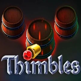 Official Casino Games logo: Thimbles by Evoplay at RockWin Casino