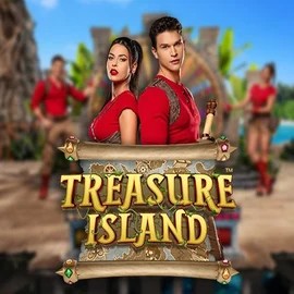 Official Live Casino logo: Treasure Island by Pragmatic Play at RockWin Casino