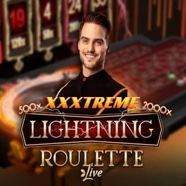 XXXtreme Lightning Roulette by Evolution, showcased at rockswin.com – game logo